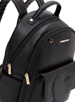 Faux Leather Backpack Black - v1553670398/N21683389A_3