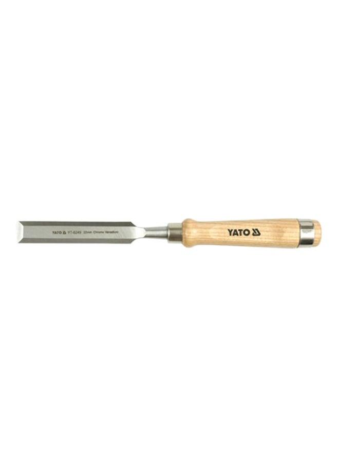 Yato Wooden Chisel Silver/Beige 