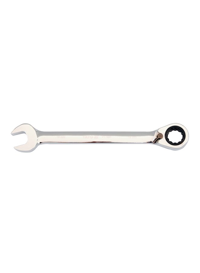 Yato Combination Ratchet Wrench 12mm YT-1655 Silver/Black  - Image 1