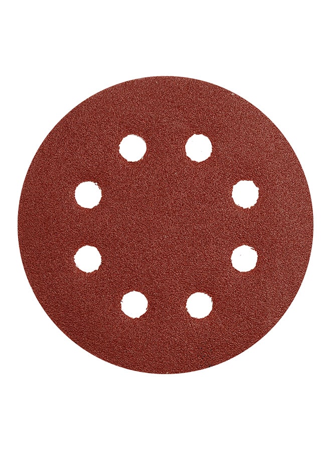 Yato 5-Piece Abrasive Disc With Holes C Backing 115mm Grit 220 YT-83448 Brown 115mm - Image 1