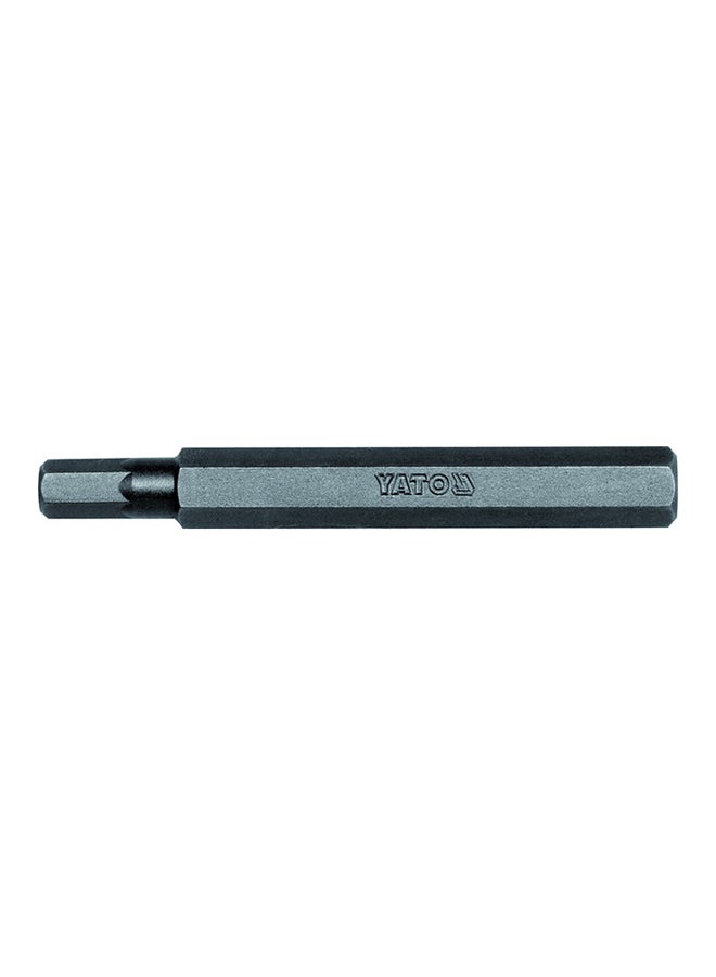 ياتو لقمة مفك براغي صدمي مقاس 8x70 مم برأس سداسي مقاس 6 مم طراز YT-7964 أسود 