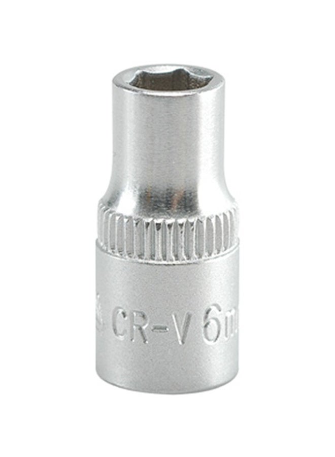 ياتو تجويف سداسي غاطس مقاس 6 مم 1/4 بوصة درام CRV طراز YT-1405 فضي 6مم 