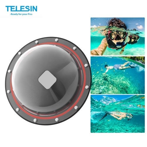 TELESIN - GP-DMP Session Dome Port Red/Black - Image 1