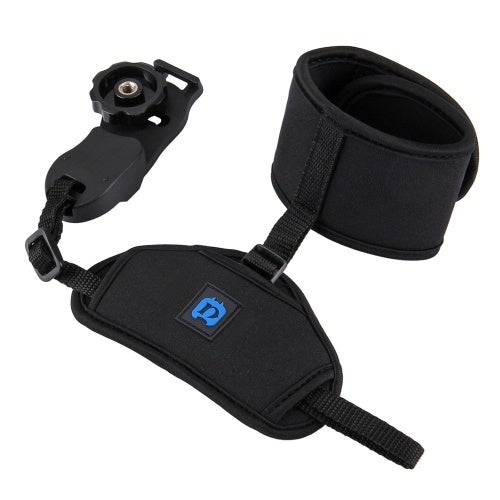 Hand Grip Wrist Strap For DSLR Cameras Black  - Image 2