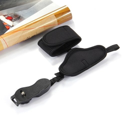 Hand Grip Wrist Strap For DSLR Cameras Black  - Image 5