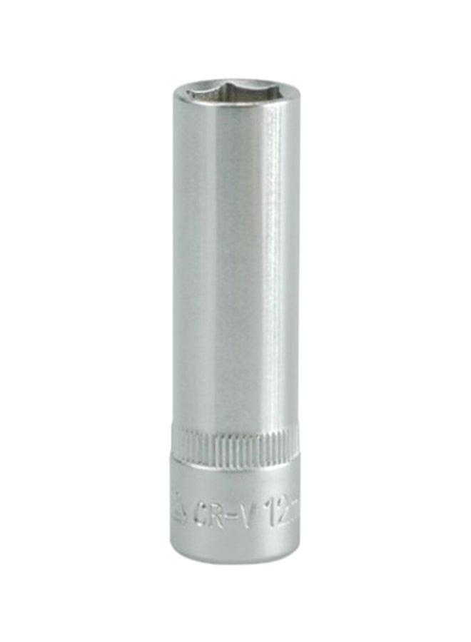 Yato Hexagonal Deep Socket 12mm 3/8 Silver 63x12mm - Image 1
