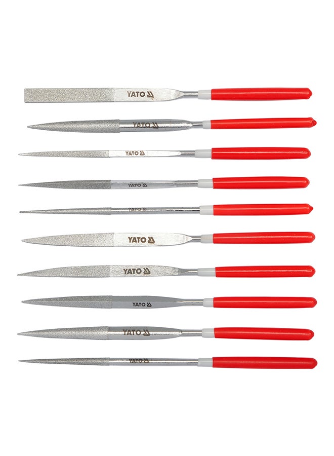Yato 10Pcs Diamond Needle File Set 4X160X50mmYT-6151 