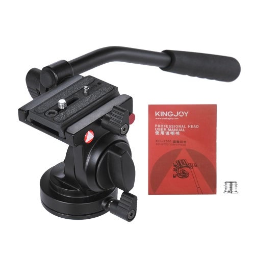 Handgrip Video Photography Fluid Drag Hydraulic Tripod Head Black - Image 4