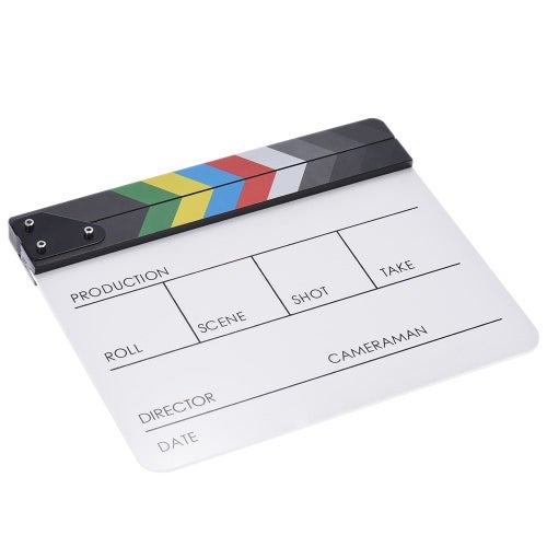 Dry Erase Clap-Stick Clapper Board White/Red/Green  - Image 4