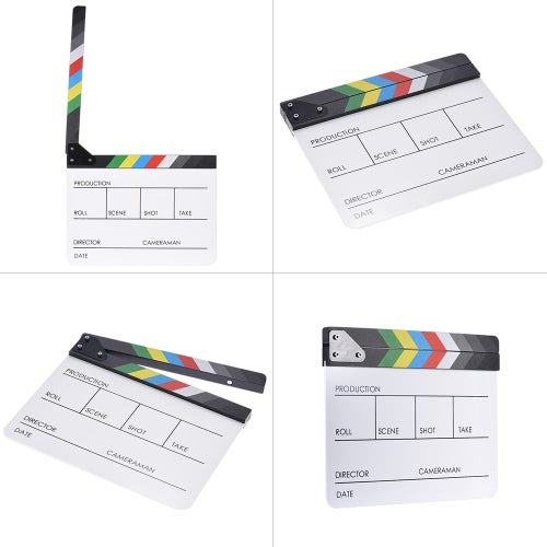 Dry Erase Clap-Stick Clapper Board White/Red/Green  - Image 5