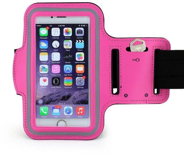 Generic - For iPhone 6 6S Sports Waterproof Jogging Gym Fitness Running Armband Arm Holder Case Cover Pink Color - Image 1