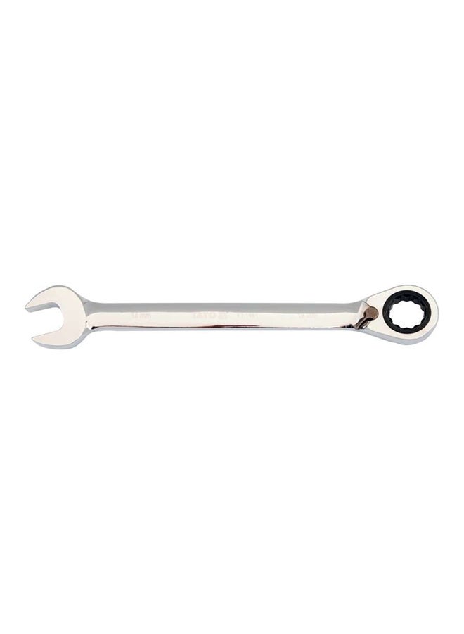 Yato Combination Ratchet Wrench 11mm YT-1654 Silver/Black  - Image 1