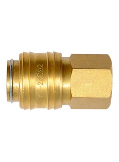 Yato Quick Coupler 1/4-Inch (M)x1/4-Inch (F) L=44mm YT-24092 Gold  - Image 1