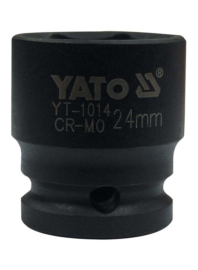 ياتو مقبس إمباكت 24 مم 1/2 بوصة طراز YT-1014 PL أسود