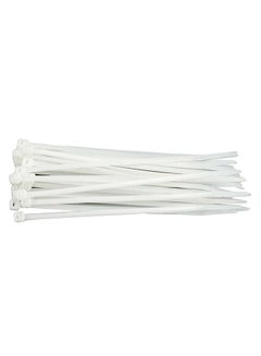 VOREL 100-Piece Cable Ties 150x2.5mm White 73883 