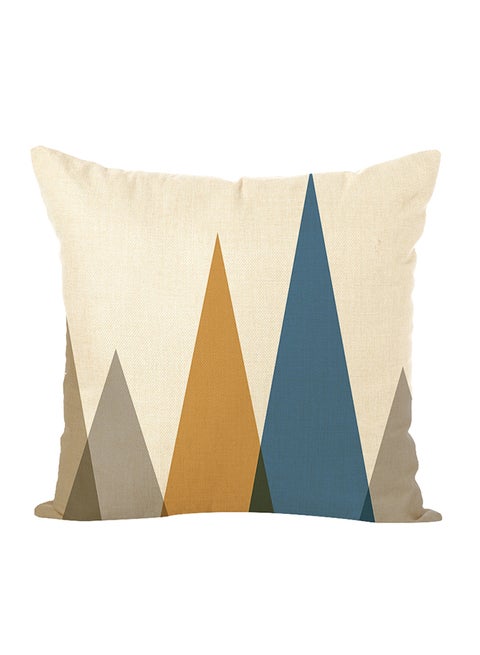 Decorative Geometric Printed Pillow Multicolour