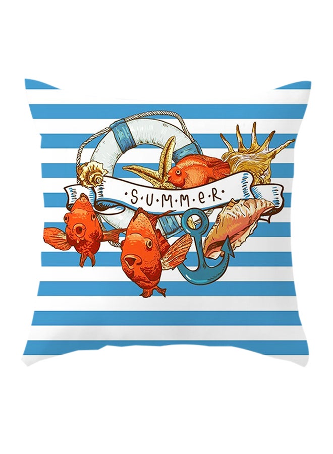 وسادة ديكورٍ لينةٍ بطبعة متعدد الألوان 40 x 40سم