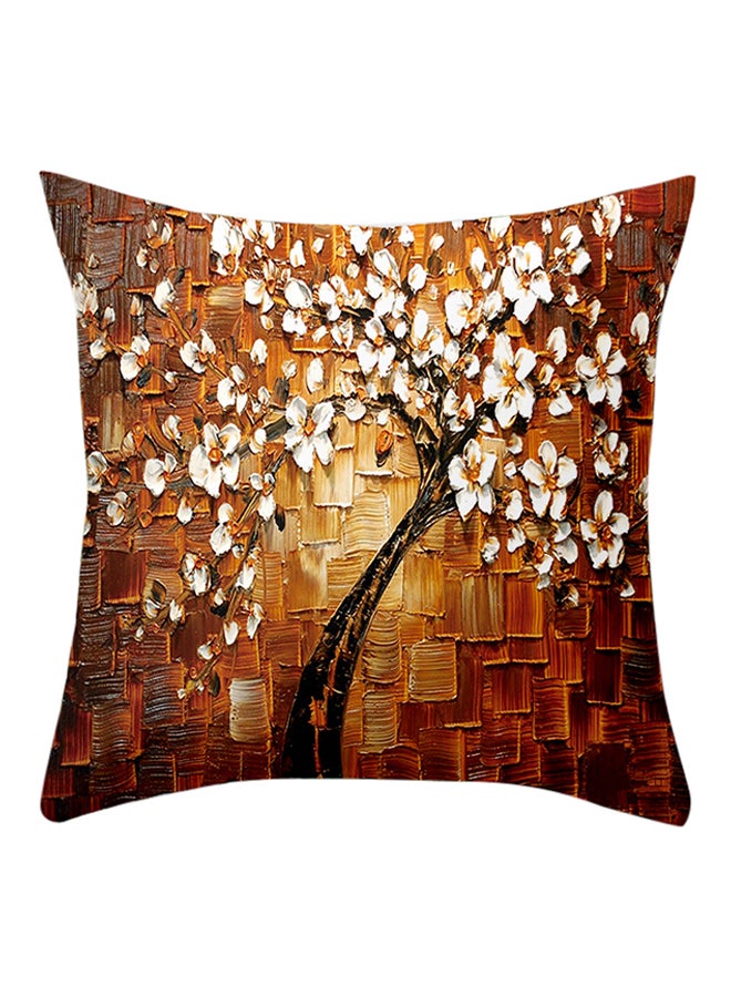 Sharpdo Decorative Graphic Printed Pillow Brown/White/Black 45x45cm 