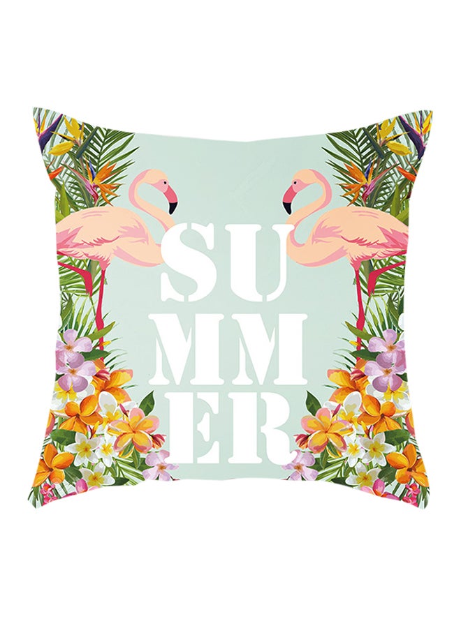 شاربدو وسادة ديكورٍ لينةٍ بطبعة متعدد الألوان 40 x 40سم