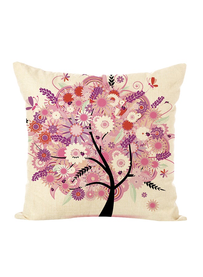 وسادة زينة على شكل مربع متعدد الألوان 45 x 45سم