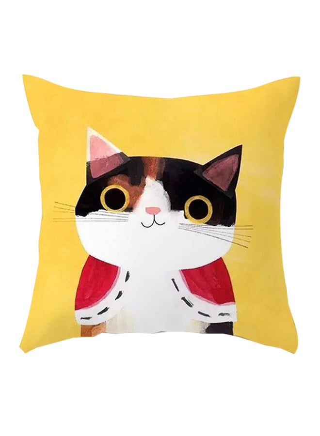 وسادة ديكورٍ لينةٍ بطبعة متعدد الألوان 45 x 45سم