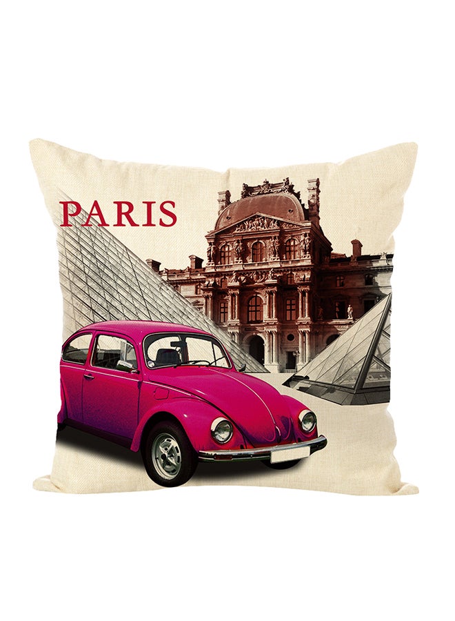 وسادة ديكورٍ لينةٍ بطبعة متعدد الألوان 45 x 45سم