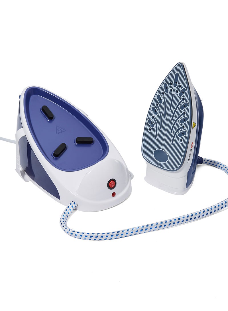 ELEKTA - Steam Station Iron 2200.0 W ESI-2882(SN) White/Blue - Image 1