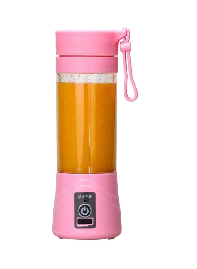 Muzz Rechargeable Juice Blender Pink/Clear