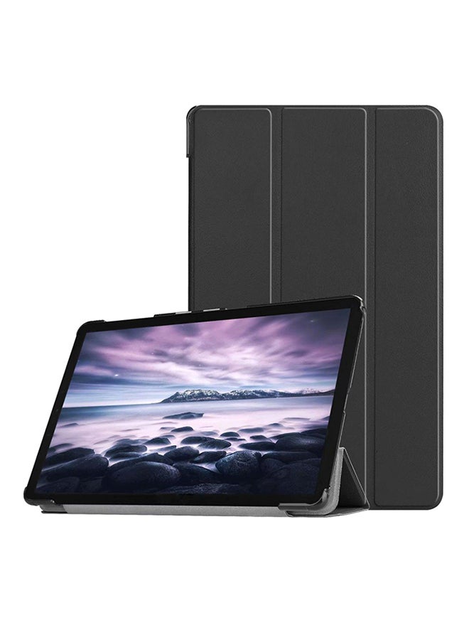 Muzz Flip Case Cover For Samsung Galaxy Tab A2 10.5-Inch (2018) T590 T595 Black 