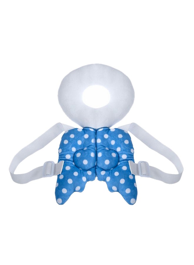 Muzz Toddler Headrest Pillow Blue/White - Image 1