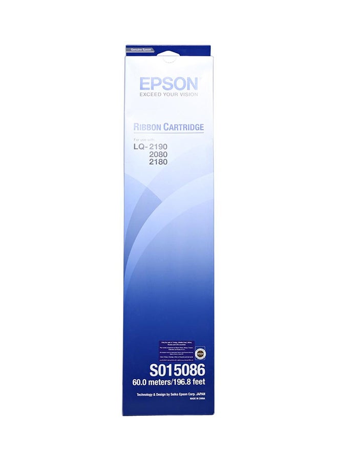 Epson Ribbon Cartridge Rbn - So15086/So15531, Black