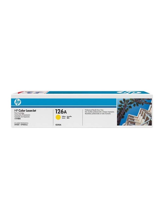 HP 126A Original LaserJet Toner Cartridge Yellow