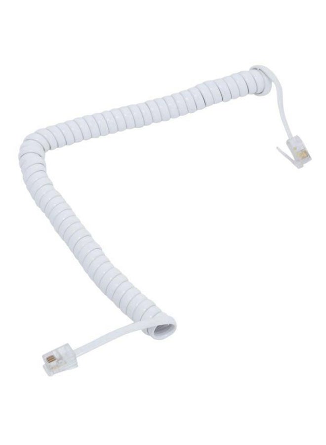 Telephone Receiver Spiral Cable 2M