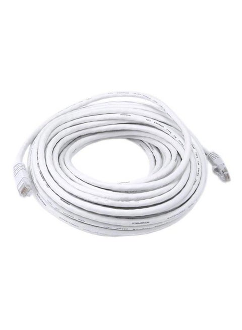 10M Rj45 Cat5E Ethernet Network Lan Internet Router Cable Patch Piece Modem Lead White