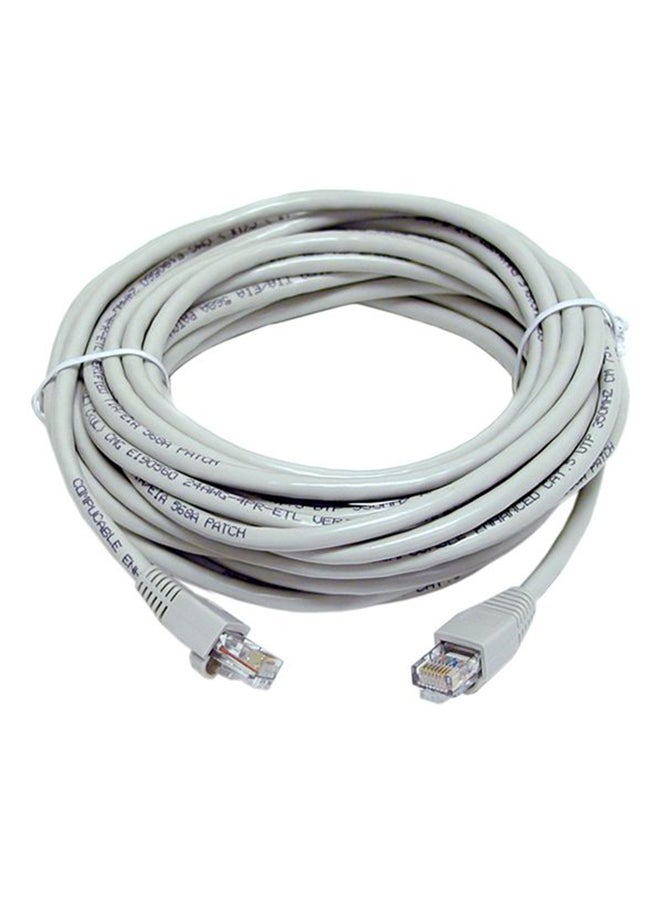 ماركة غير محددة - كابل شبكات بموصلات كات 6 Rj45- قياس 10 متر - Image 1