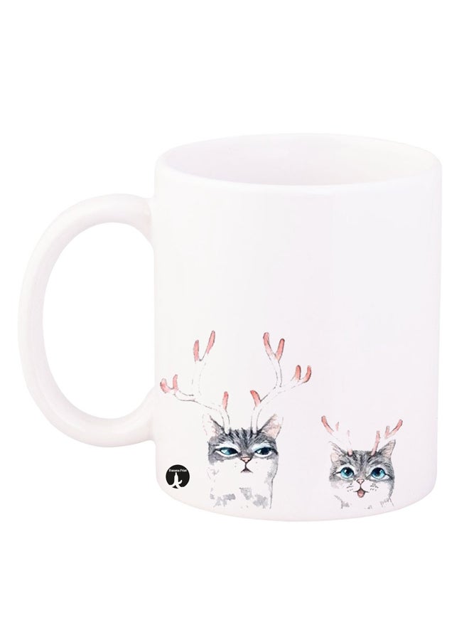 BP Cats Design Mug White/Black