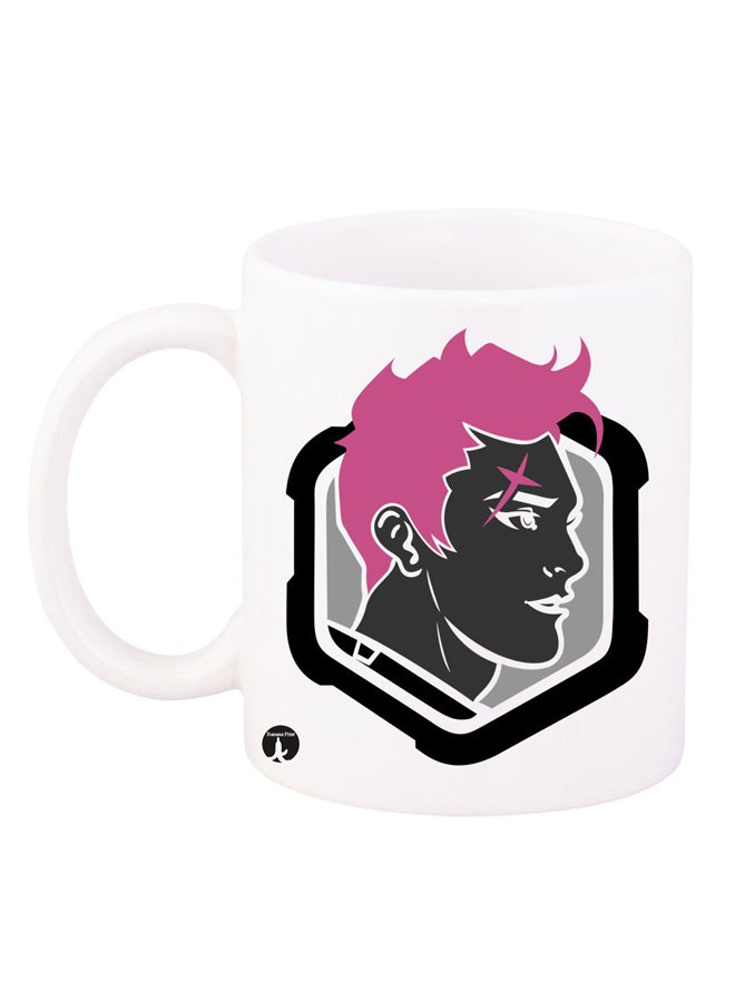 BP The Video Game Overwatch Design Mug White/Black/Pink