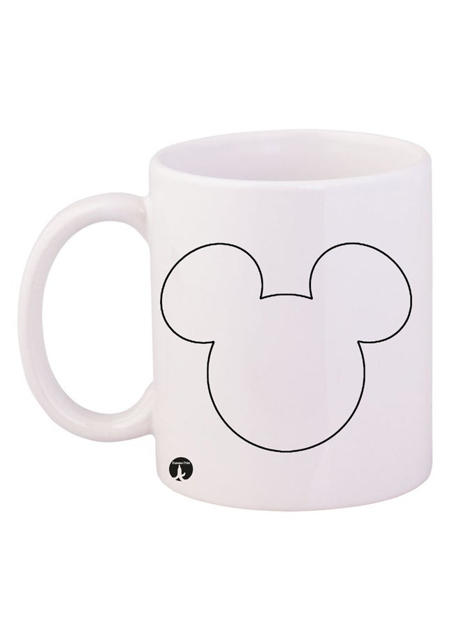 BP Printed Coffee Mug White/Black