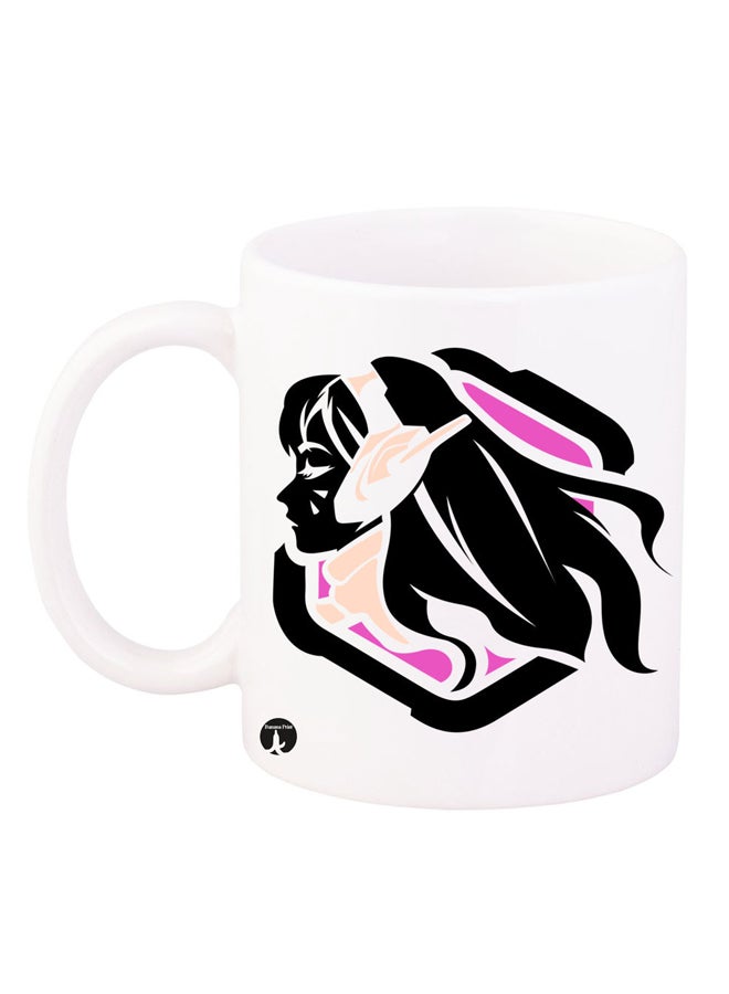 BP The Video Game Overwatch Design Mug White/Black/Pink