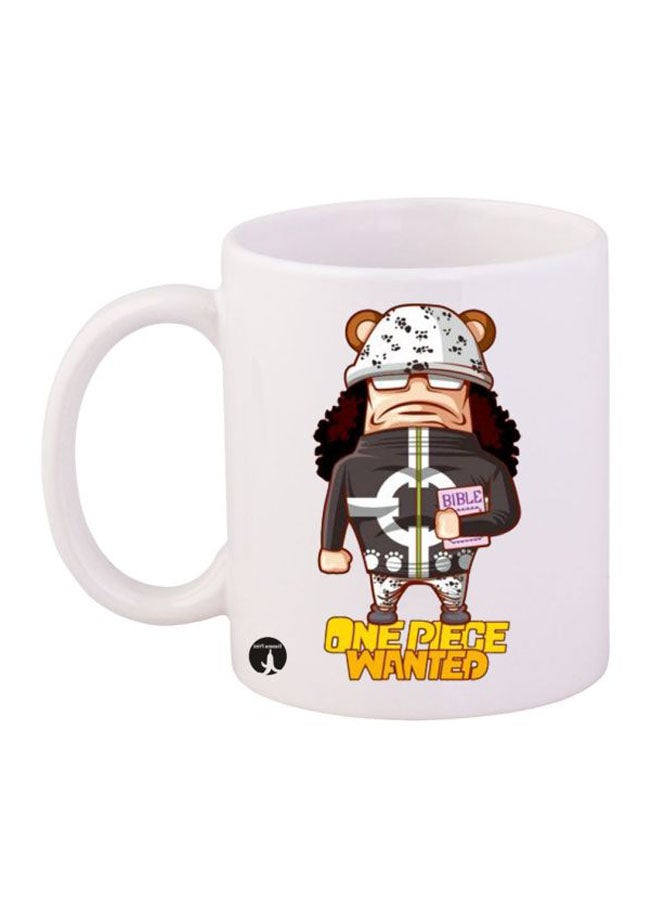 BP Anime One Piece Printed Mug White/Grey/Brown