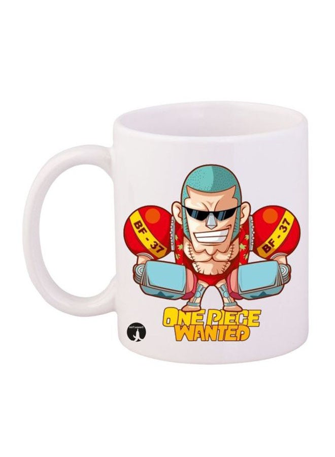 BP Anime One Piece Printed Mug White/Red/Green