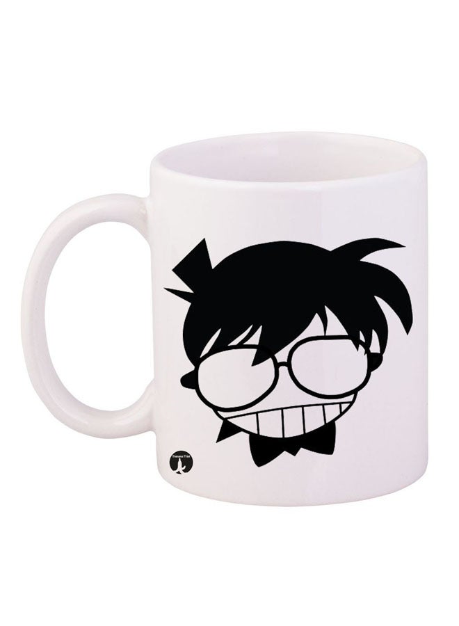 بي بي مج مطبوع عليه صورة مسلسل الرسوم المتحركة "Detective Conan" أبيض