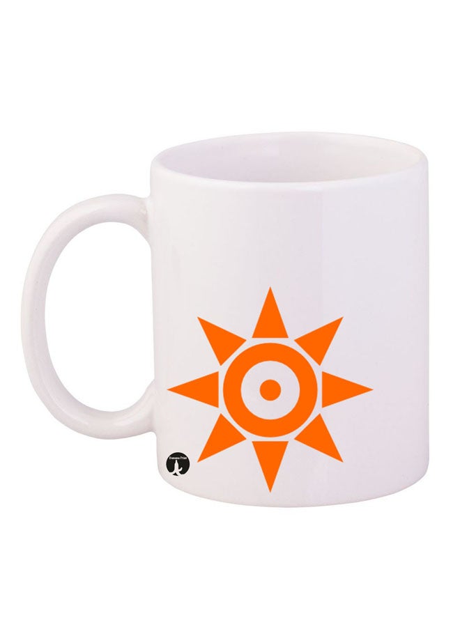 BP Digimon Printed Mug White/Blue/Purple