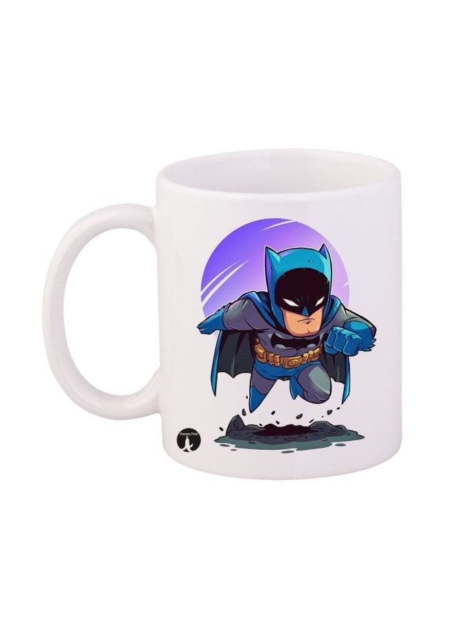 BP Batman Printed Mug White/Purple/Blue