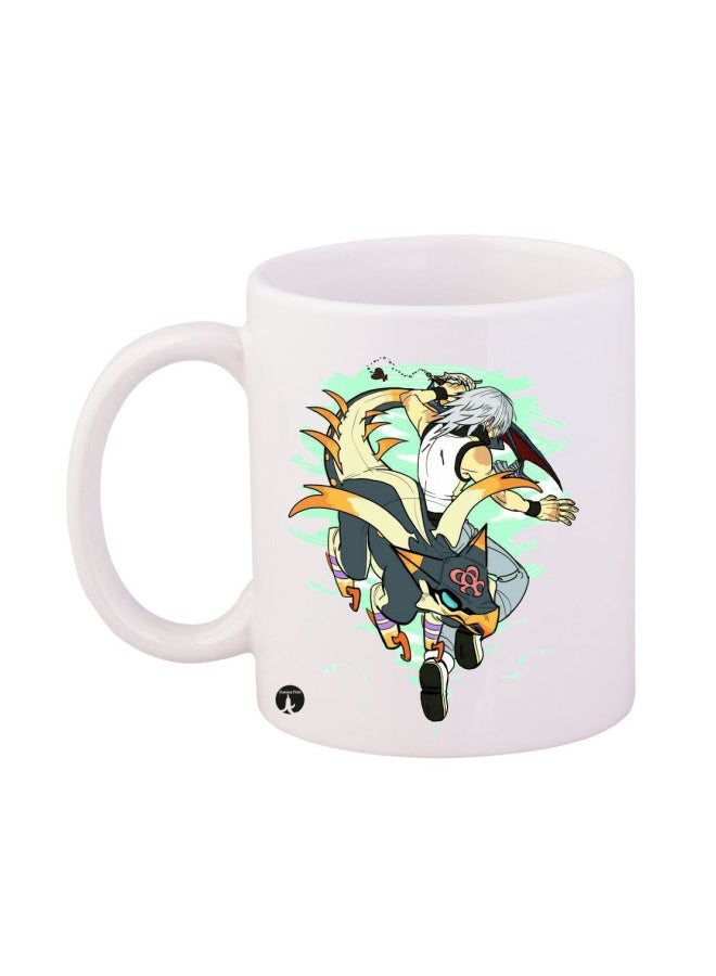 BP Kingdom Hearts Video Game Character Printed Mug White/Black/Grey