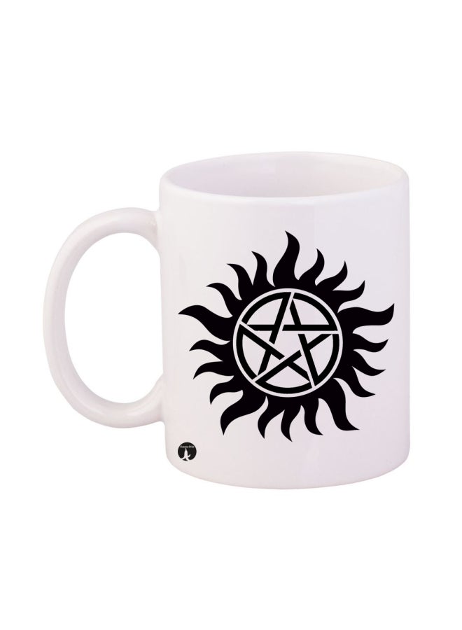 BP Supernatural Printed Mug White/Black