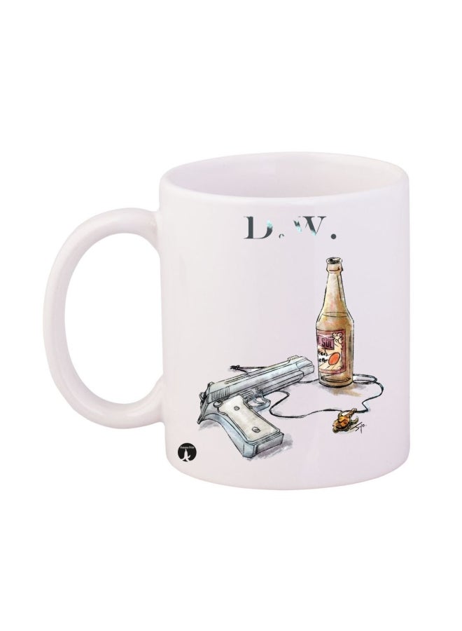 بي بي مج مطبوعة عليه رسومات خارقة أبيض/أسود/برتقالي