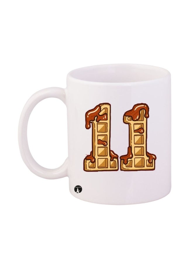 BP Stranger Things Printed Mug White/Brown/Beige