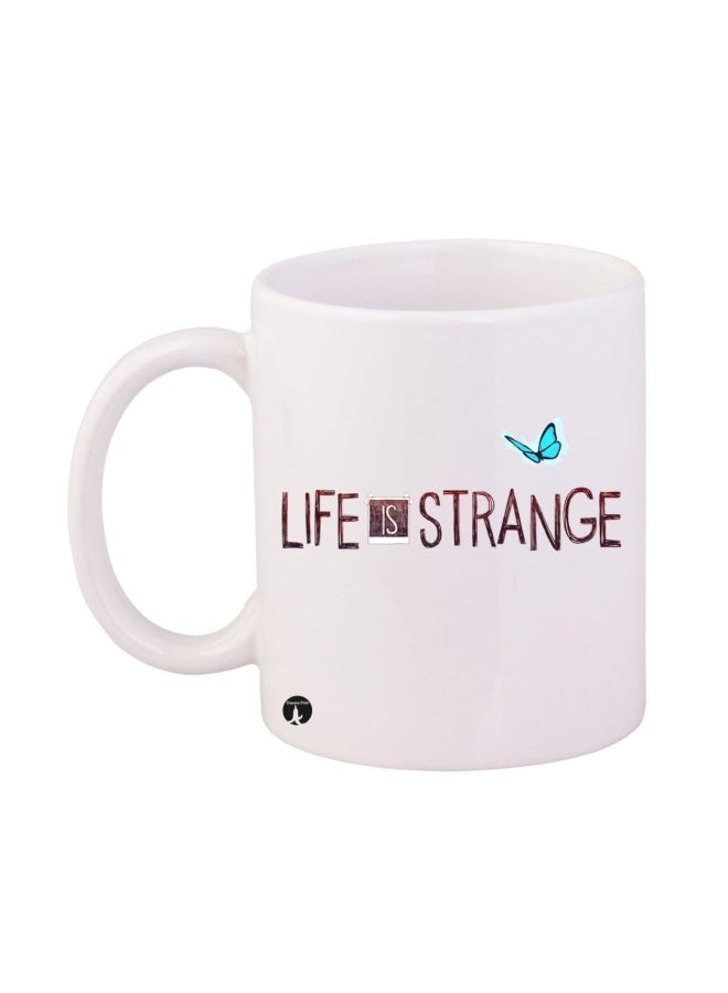 BP Life is Strange Printed Coffee Mug White/Yellow/Blue
