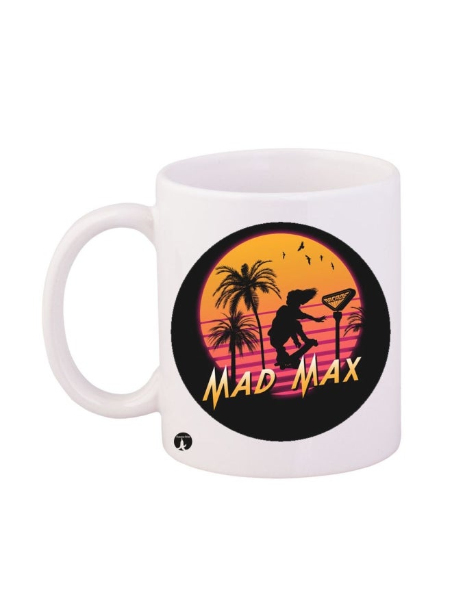 بي بي مج مطبوع عليه عبارة "Stranger Things أبيض/أسود/أصفر